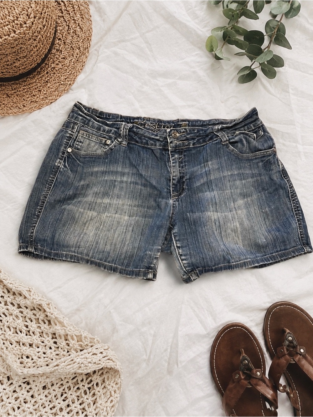 Denim Women's Jean Shorts - Blue 2XL Cest-toi